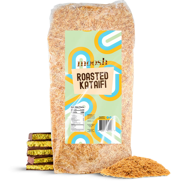 Moosh roasted kataifi pastry 1 lb bag for Dubai chocolate