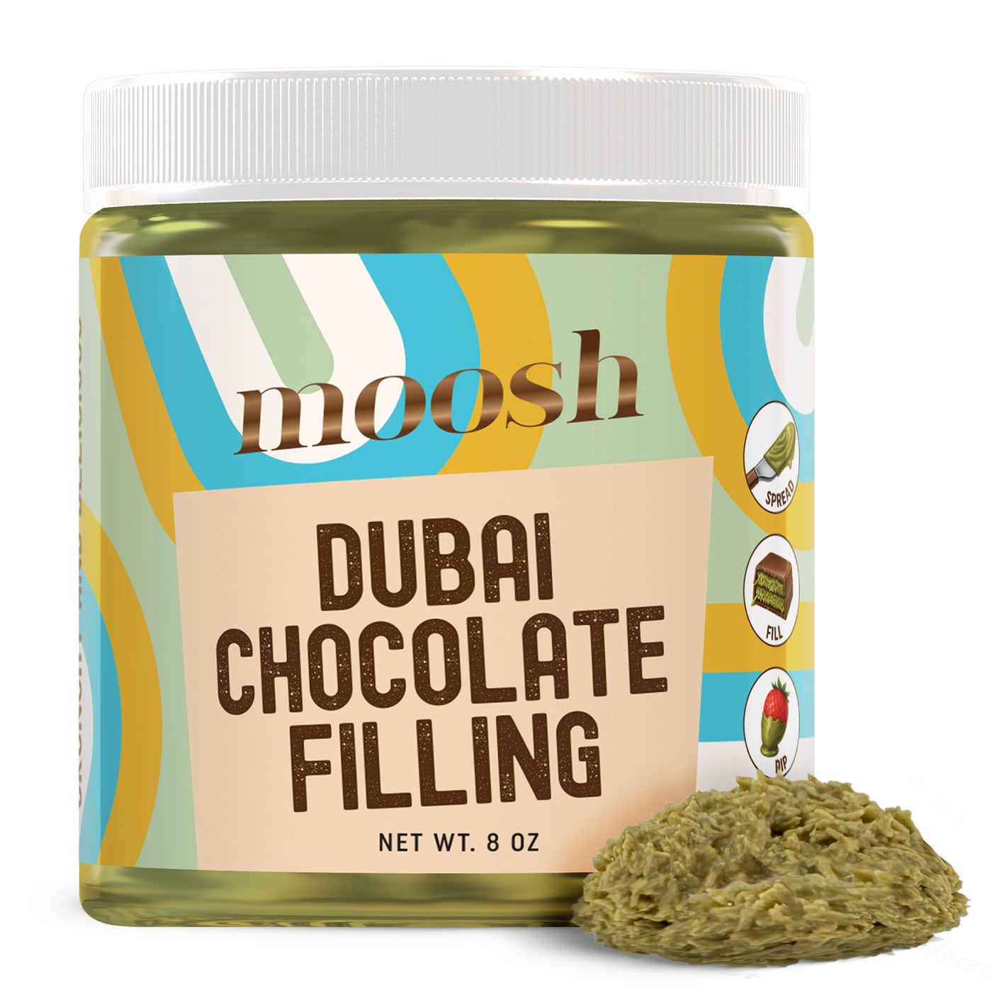Dubai Chocolate Filling, 8 oz | Viral Pistachio Kataifi Spread