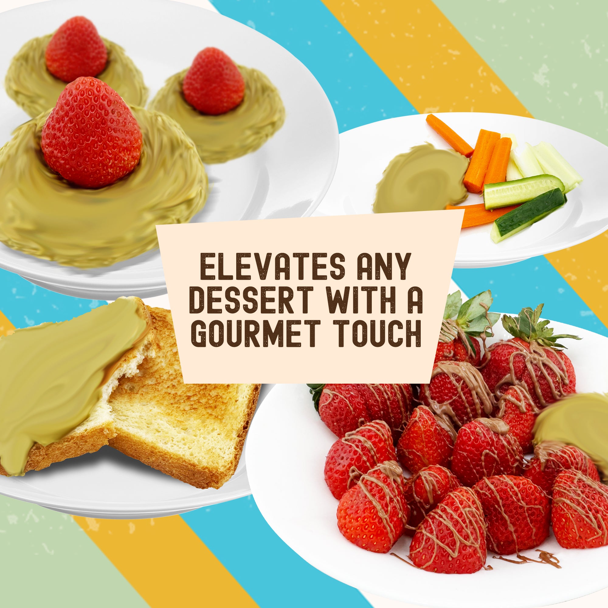 Pistachio Cream, Paste, Spread, Pistachio Cream for Dubai Chocolate Bar, 8 oz